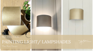 Video Guides: Painting Lamp or Light shades