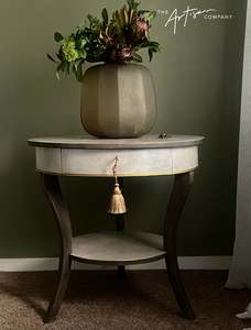 Not For Sale - Artisan Pearl Shell like finish with rustic wood look on entrance&hellip;