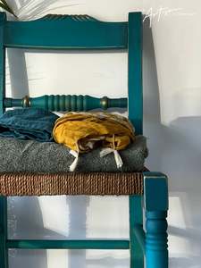 Not For Sale - Blended Artisan Velvet Luxe - Tropical Style Chair