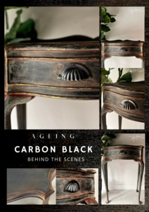 Aged Carbon Black: Working back and forth with coloured waxes