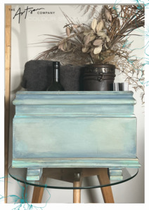 The Artisan Colour Smudge over Duck Egg