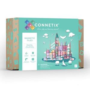Connetix Tiles Steam Learning: Connetix Tiles - 106pcs Pastel Ball Run Pack