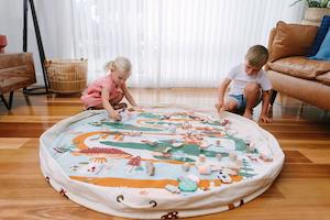 Play Pouch: Woodfolk Wonderland Interactive Play Pouch - Toy Storage Pouch