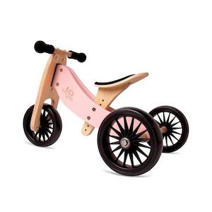 Kinderfeets: Kinderfeets Tiny Tot Plus Trike/Balance Bike - Rose Pink