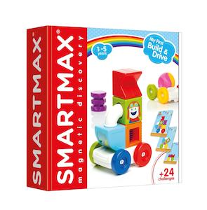 Smartmax Magnetic Toys: SmartMax My First Build & Drive Magnetic Toy Set