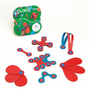 Clixo: Clixo Itsy Pack Flamingo/Turquoise 18pcs (4 years+)