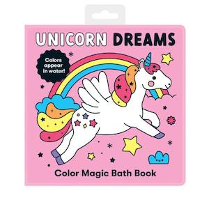 Mudpuppy Toys Puzzles Games For Kids: Unicorn Colour Magic Bath Book