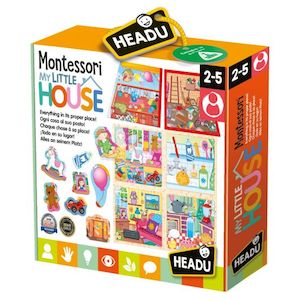 Stacking Sorting: Headu Montessori My Little House - Educational Activity (2-5 years)