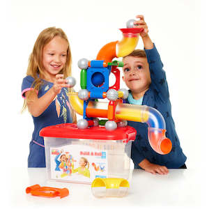 SmartMax Discovery Build and Roll 44pcs - Magnetic Toy Set (3 years+)