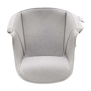 Kids Furniture: Beaba Up & Down High Chair - Grey Junior Seat Textile (Seat Cushion Only)