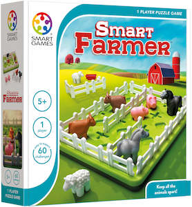 Puzzles Board Games Collection: Smart Games Smart Farmer (5+ years) - Award Winning Game