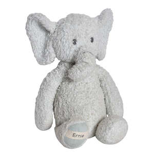 Organic Cotton Ernie the Elephant Soft Toy 32cm (0+m)