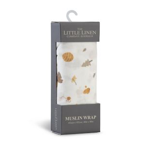 The Little Linen Co. Muslin Wrap - Nectar Bear (1pcs)