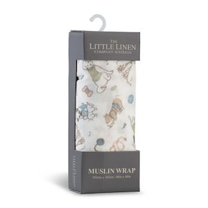 The Little Linen Co. Muslin Wrap - Barklife Dog (1pcs)