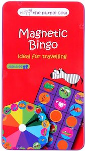 Kids Toys Gifts: Purple Cow Travel Game Bingo (5 years+)