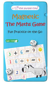 Purple Cow Travel Game Tin The Maths Game (5 years+)