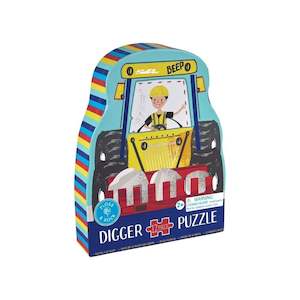 Floss & Rock Construction - 12 Piece Shaped Puzzle in Shaped Box (2 years+)