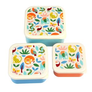 Feeding: Wild Wonders Snack Boxes (Set of 3)