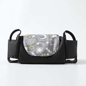 Baby Stroller Bag & Organiser with Cup Holders - Starry Night