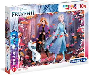 SUPER COLOUR: 104pcs Brilliant Puzzle - Frozen 2 (6 years+)