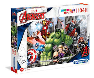 SUPER COLOUR: Maxi, 104pcs The Avengers - Marvel (4 years+)