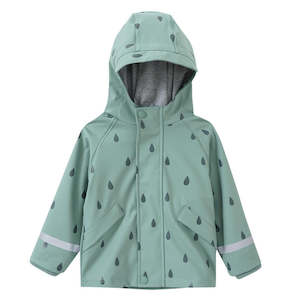 Kids Waterproof Rainwear Jacket - Raindrops (2-8 years)