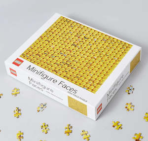 LEGO: Minifigure Faces 1000-piece Jigsaw Puzzle