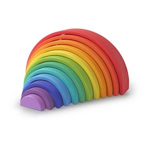 Kinderfeets: Kinderfeets Large Wooden Rainbow Stacker Arches (12m+)