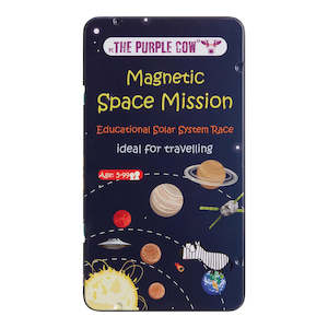 Puzzles Board Games Collection: Purple Cow Travel Game Space Mission (5 years+)