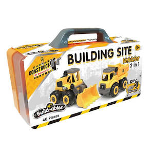 Build-ables Mechanical Kit Build-ables Building Site Vehicles 2-in-1