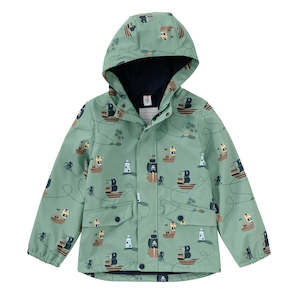 Kids Waterproof Rainwear Jacket - Pirate Ship (2-8 years)