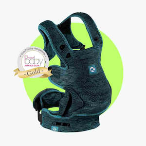 Baby Carriers: Carifit+ Multi-Position Baby Carrier - Cool Green