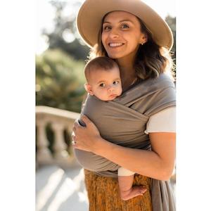 Baby Carriers: Boba Wrap Solid Baby Carrier - Grey (NZ's Most Popular Stretchy Wrap)