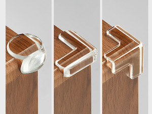 Kitchenware Essentials: Clear PVC Furniture Edge & Table Corner Protector - 10 Pack