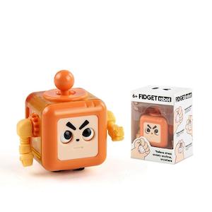 Party Welcome Gifts: Fidget Robot Cube Toy Stress Relief Fidget Block (6 years+)