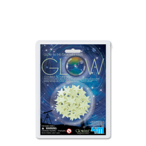 4M Glow in the Dark Mini Stars 60 Pack - Kids Room Decor (3 years+)
