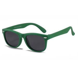 Classic Kids Sunglasses - Cactus Green (3-12 years) with Hard Case