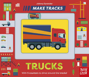 Childrens Books: Make Tracks Trucks by John Dyrander