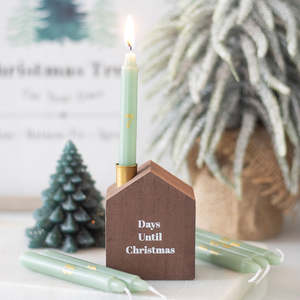 Home Living: 24pc Mini Advent Candles with Holder