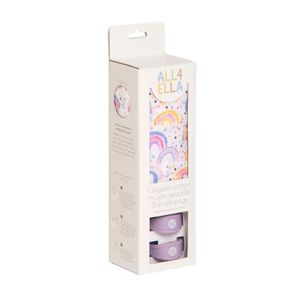 Home Living: All4Ella Muslin & 2 Pram Peg Box Set - Watercolour Rainbow
