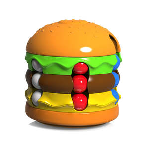360° Rotating Bead Burger Magic Cube Puzzle (3 years+)