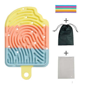 Kids Toys Gifts: Ice Cream Double-Sided Push & Peel Quiet Sensory Activity Board (3 years+)