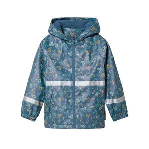 Scooter & Bike Fleece Lined Windproof & Waterproof Kids Rain Jacket (1-8 years)