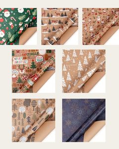 Home Living: Premium Gift Wrapping Paper - Christmas 7pcs Pack (50x70cm)