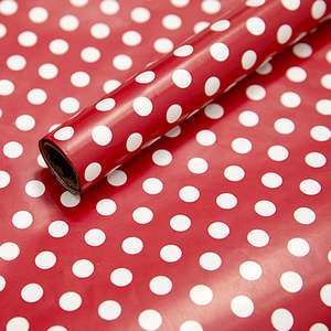 Gift Wrapping Paper - Red Polka | Stars (50x70cm)