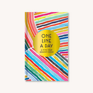 Books Stationery: Rainbow One Line A Day: A Five Year Memory Book