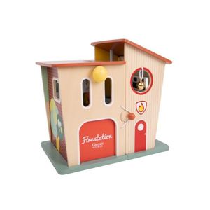 Classic World Fire Station Wooden Toy Set (3 years+)