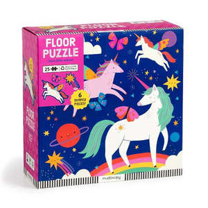 Unicorn Magic 25pcs Floor Puzzle with Shaped Pieces (2 years+)