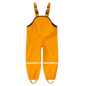Kids Waterproof Rainwear Overalls - All Season Yellow (2-8 years)