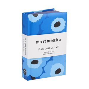 Books Stationery: Marimekko One Line a Day: A Five-Year Memory Book (Blue Unikko)